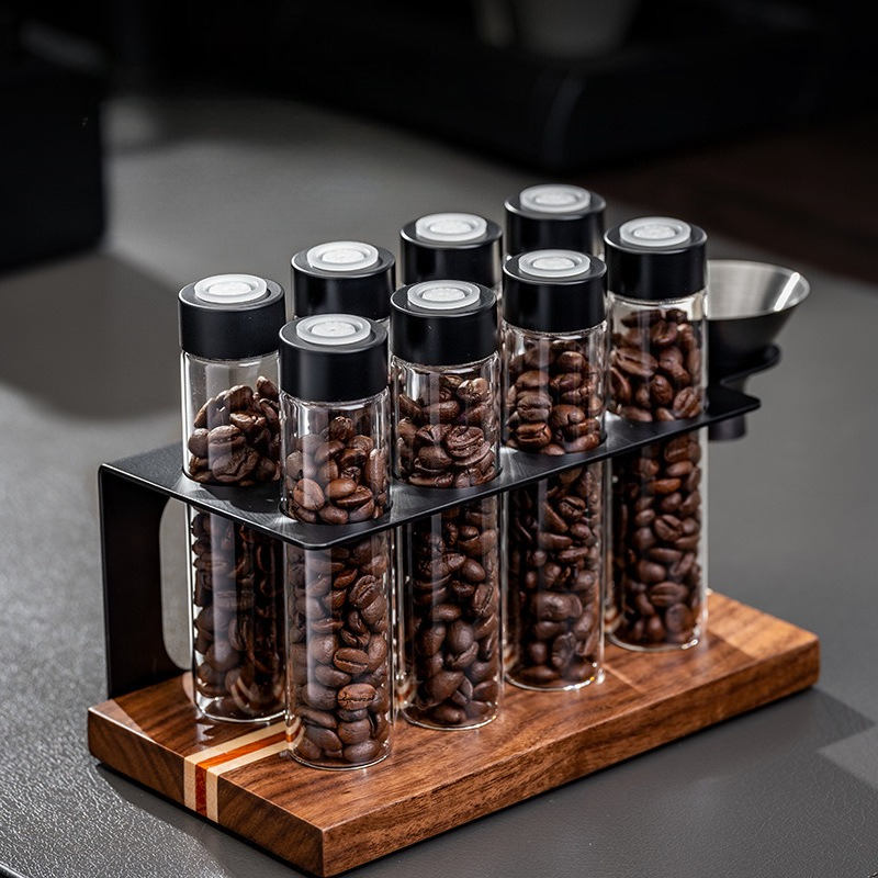 Coffee Tea Jars - Słoiki szklane na kawy JUSTINLAU, szczelne,