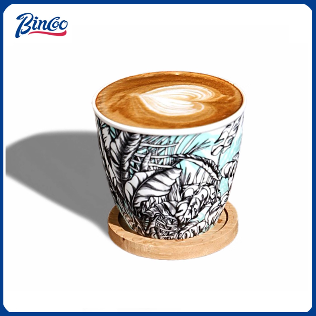 Coffee Tea Latte - Ceramiczny kubek do kawy BINCOO, kreatywna