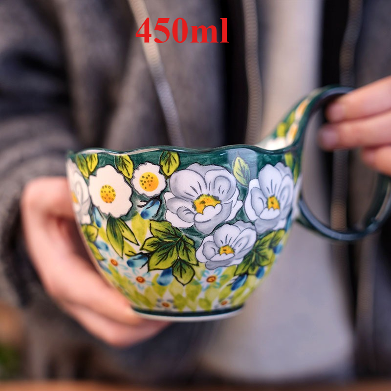 Coffee Jasmine Tea - Jasmine Underglaze Ceramiczny kubek z łyżeczką,