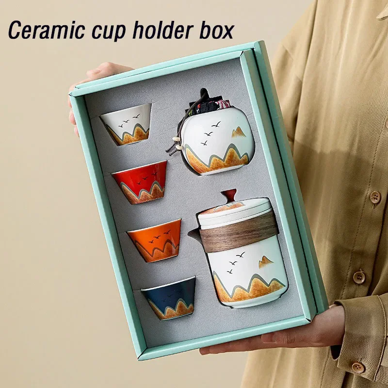 Coffee Tea Gift Set - Pudełko upominkowe, ceramiczny kubek do herbaty