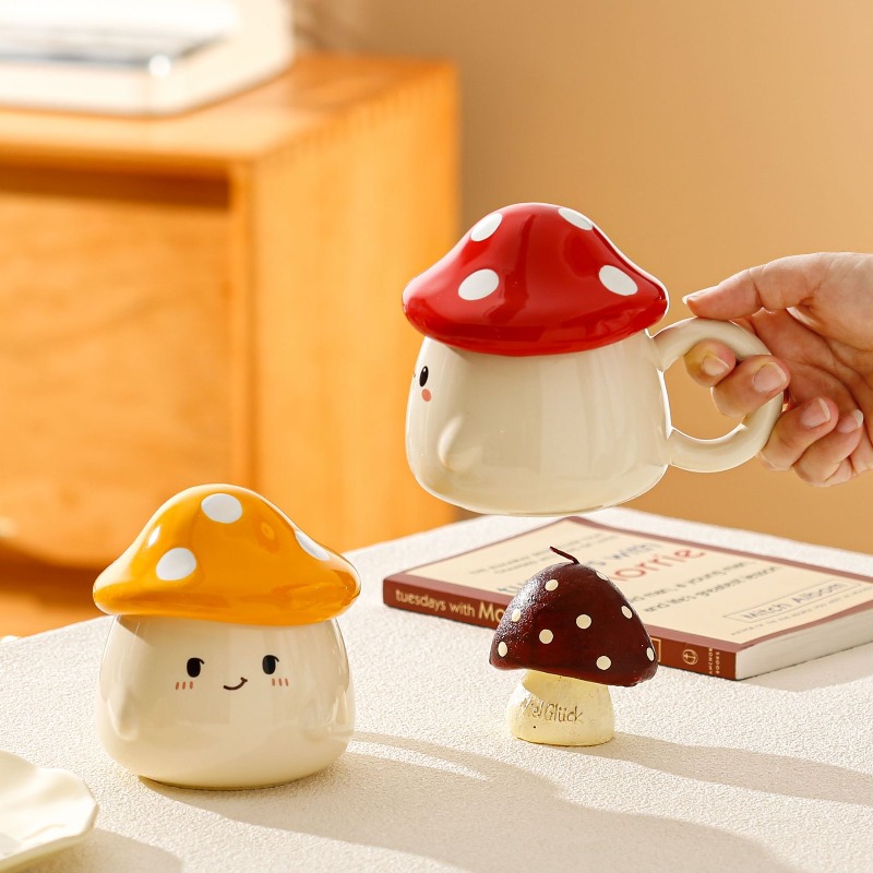 Coffee Tea Latte - Kubek ceramiczny w kształcie grzyba z