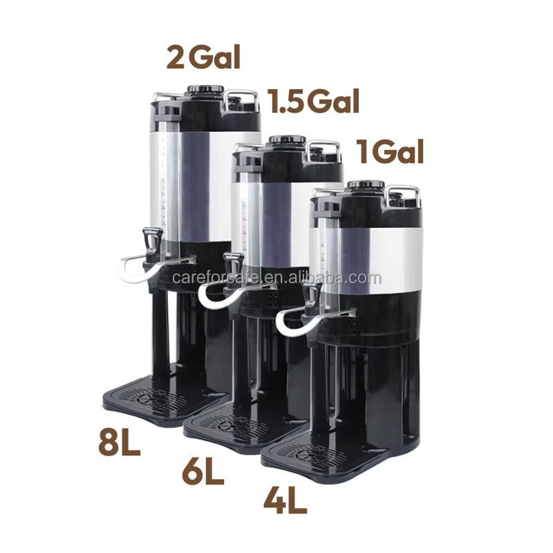 Dispenser Coffee And Tea - Serwer do kawy ze stali nierdzewnej,