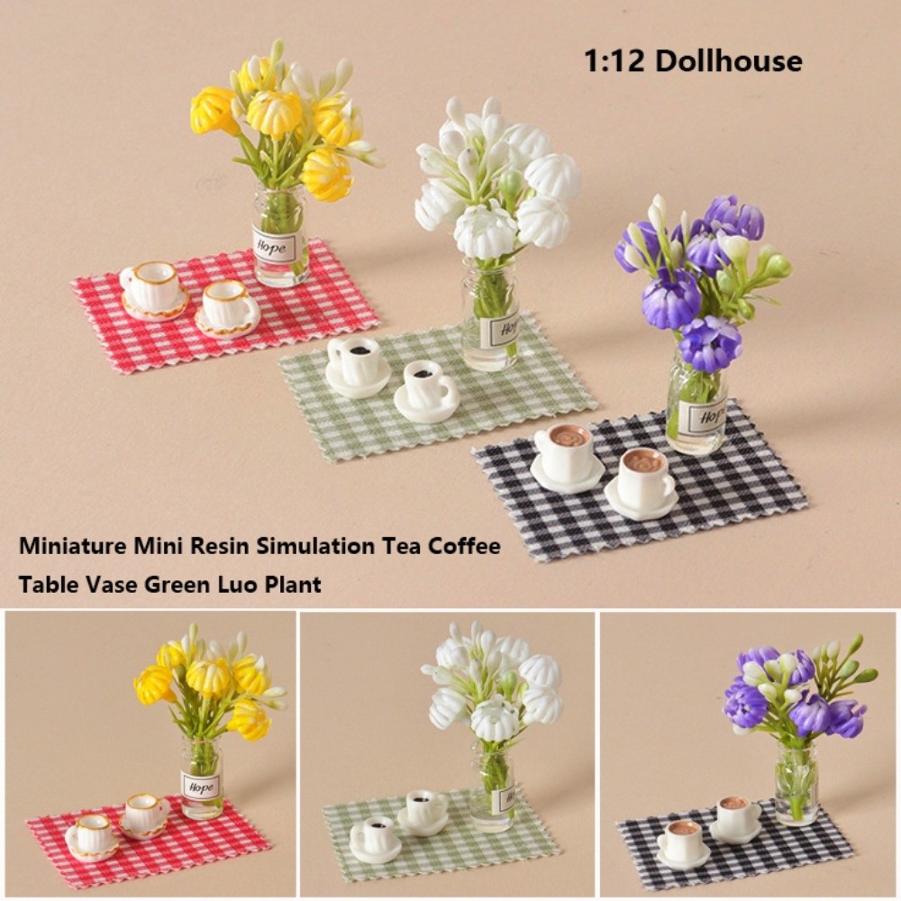 Coffee Tea For Plants - 1:12 1:12 Miniaturowy domek dla lalek,