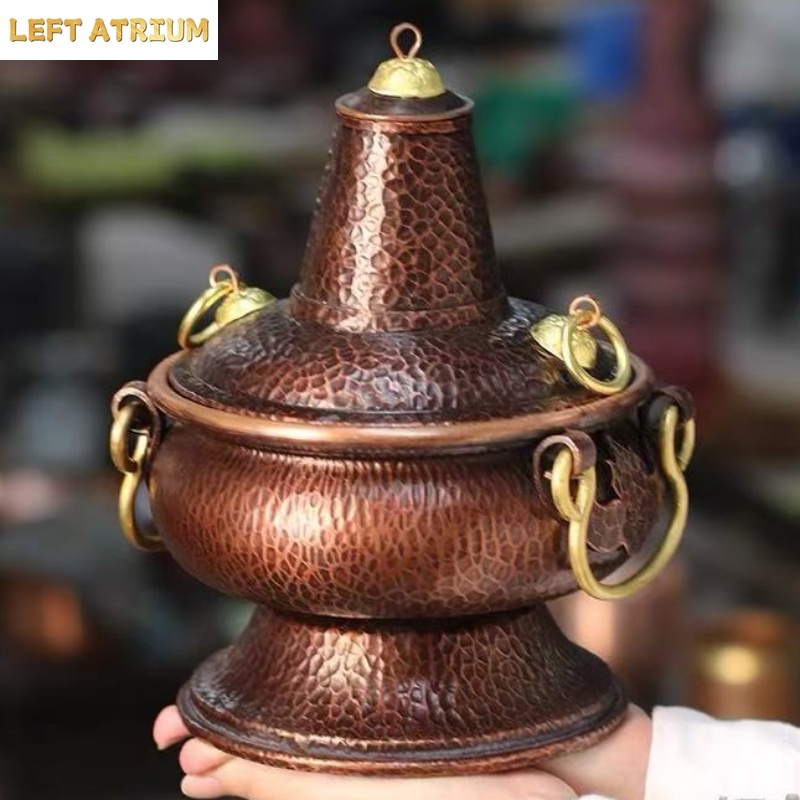 Coffee Leaves Tea - Wielofunkcyjny, ręcznie robiony wazon z czystej