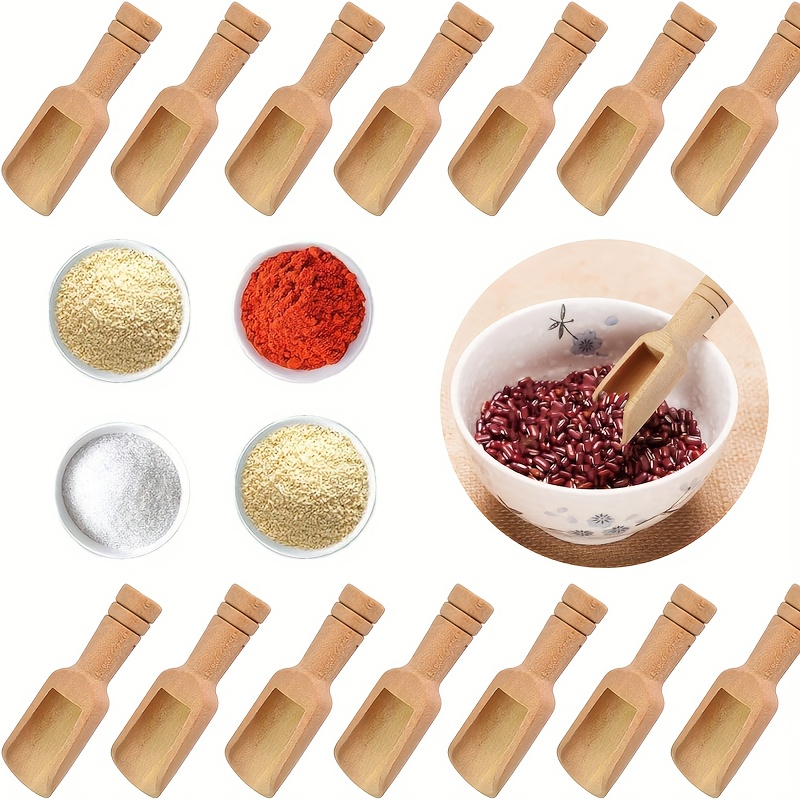 Coffee Tea Like - Łyżka bambusowa - uniwersalna mini szpatułka-dłutko,