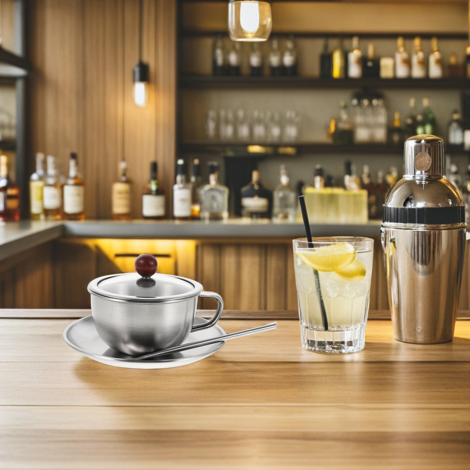Coffee Tea Latte - Zestaw Vintage Filiżanek do Kawy Ze