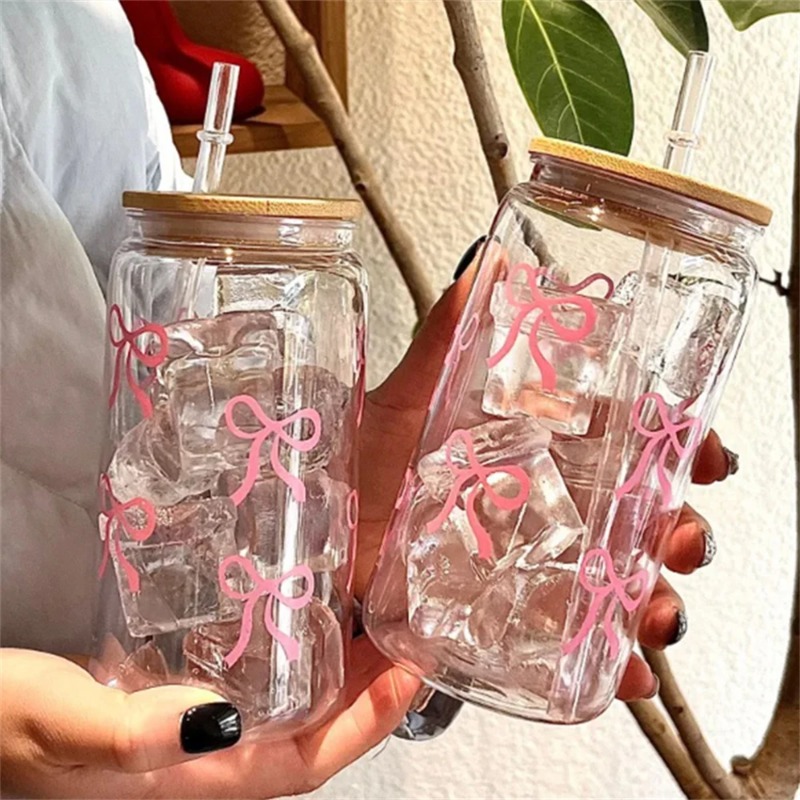 1 szt. Uroczy szklany kubek z  – Coffee Tea Jars recenzja i cena