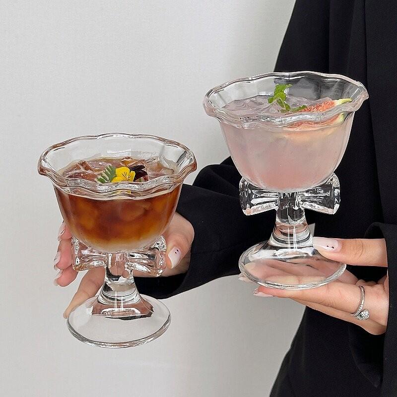 Nowy Szklany Kubek z Kokardką, – Water Tea And Coffee recenzja i cena