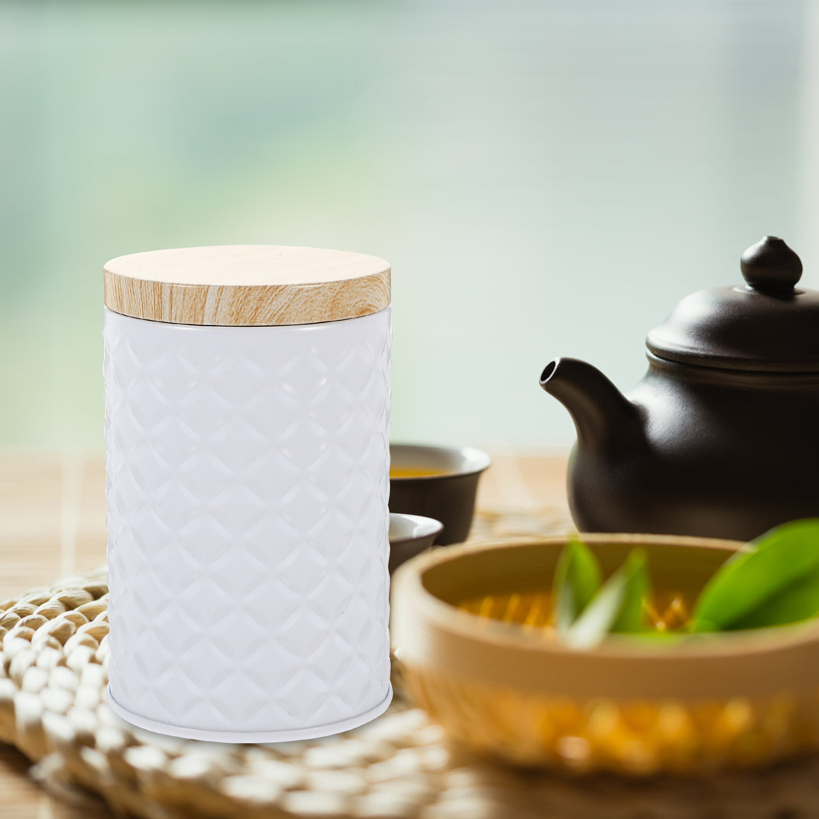 2 sztuki metalowych pojemników – Coffee Tea Organizer recenzja i cena