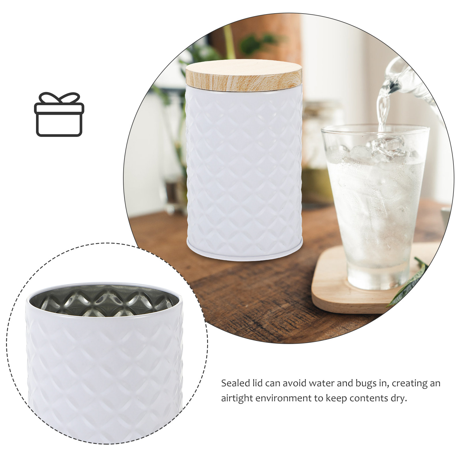 2 sztuki metalowych pojemników – Coffee Tea Organizer recenzja i cena