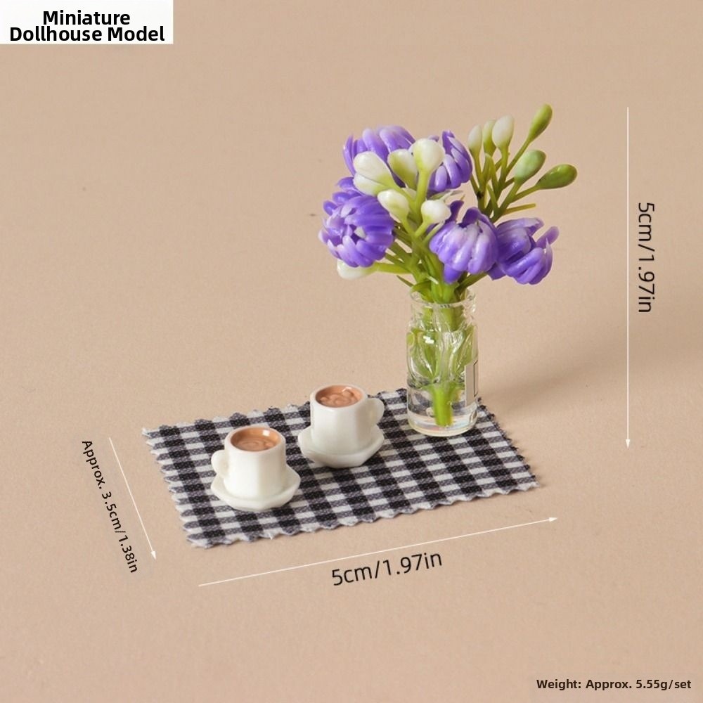 1:12 1:12 Miniaturowy domek dl – Coffee Tea For Plants recenzja i cena