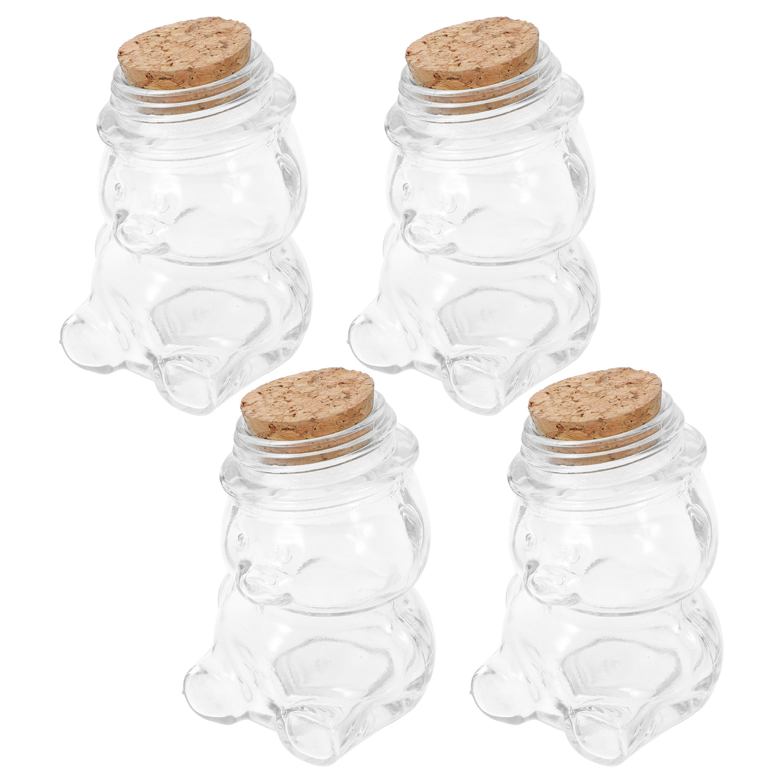 Zestaw 4 szklanych słoików na  – Coffee Tea Jars recenzja i cena