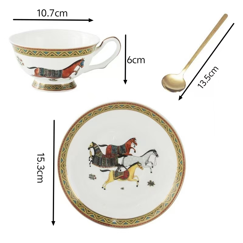 Porcelanowy zestaw filiżanki i – Coffee Tea Gift Set recenzja i cena