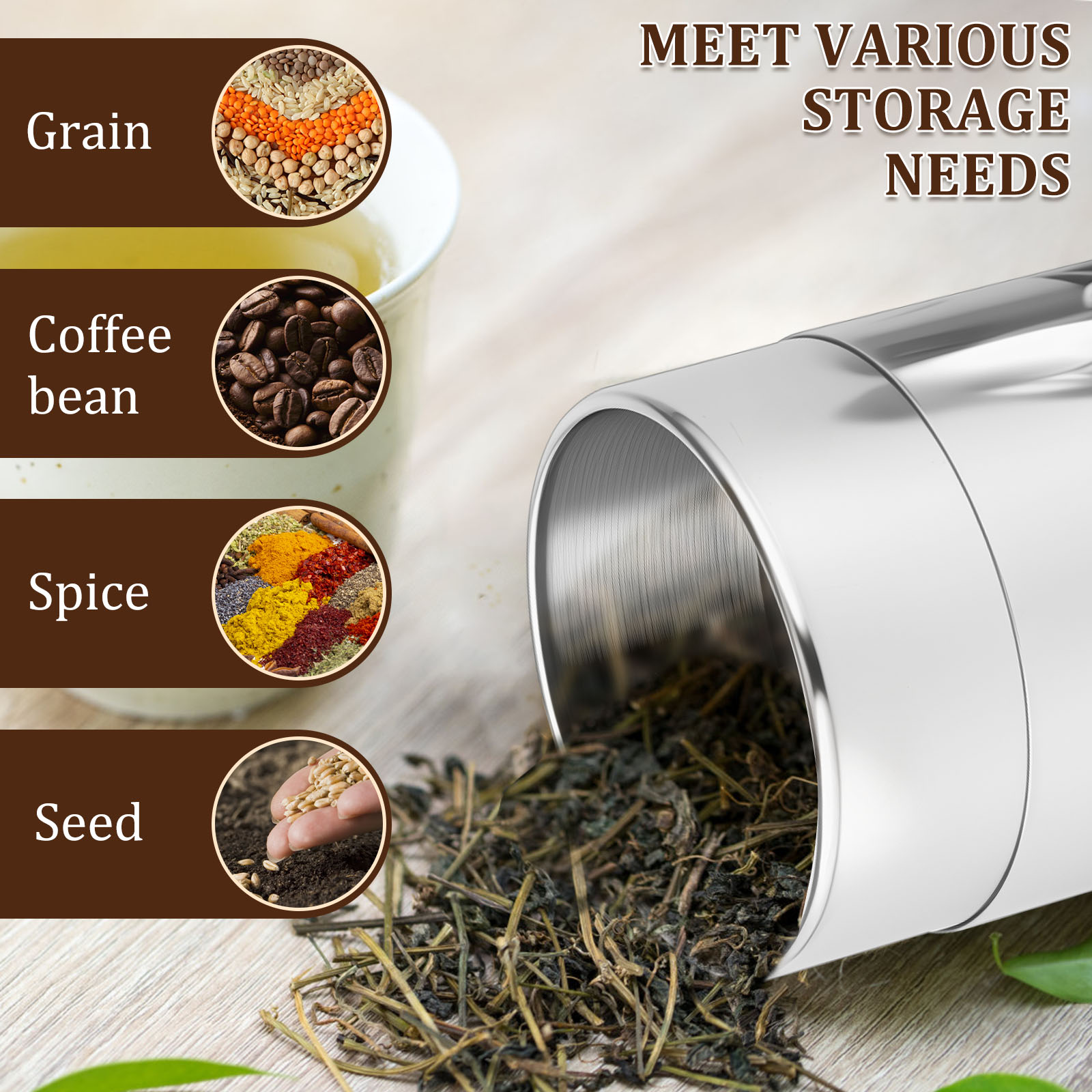 Pojemniki ze Stali Nierdzewnej – Coffee Leaves Tea recenzja i cena