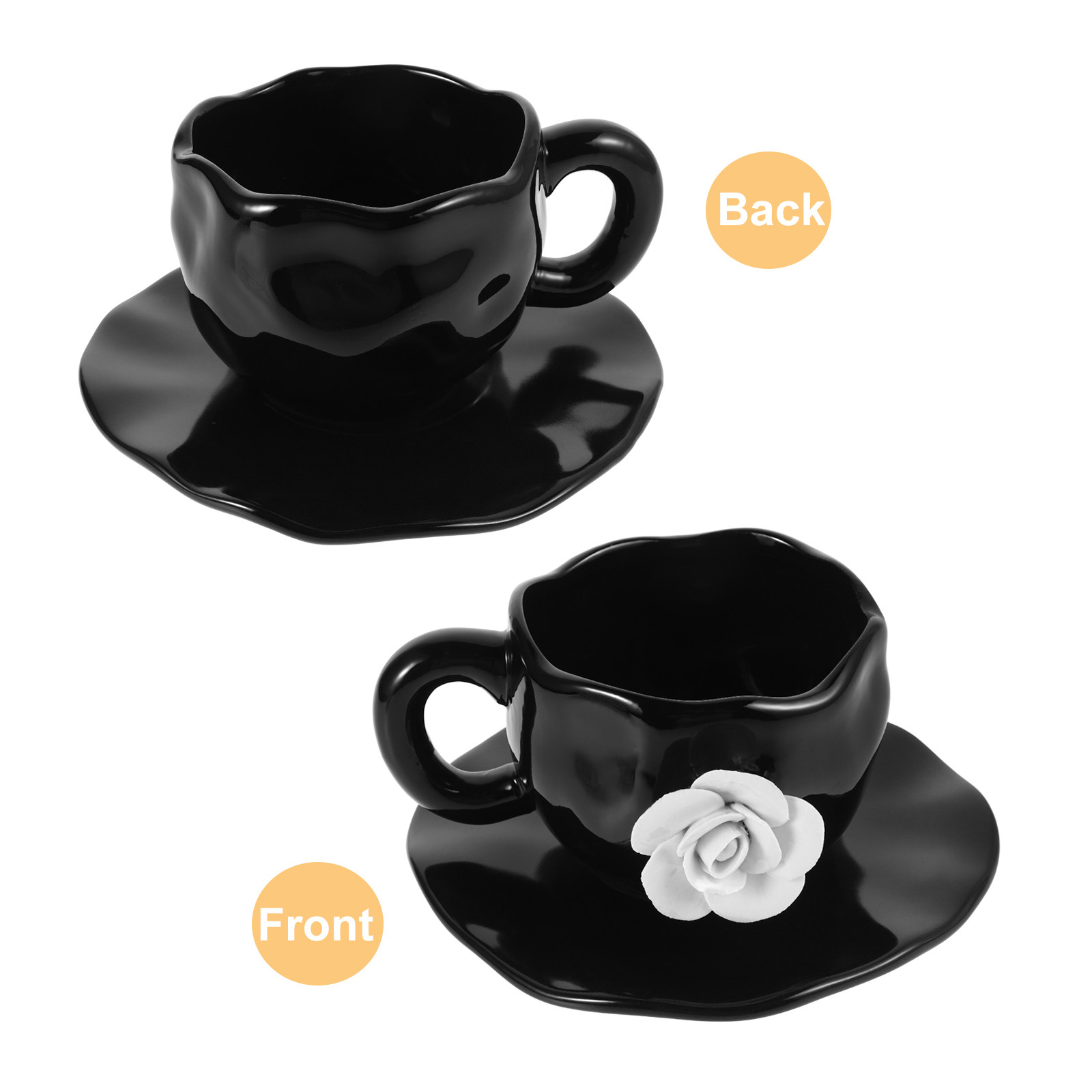 1 zestaw eleganckich ceramiczn – Coffee Tea Latte recenzja i cena