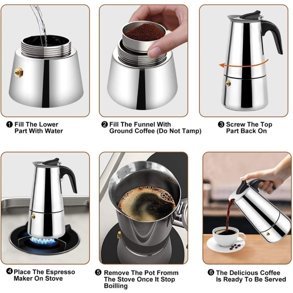 Kawiarki do moka ze stali nier – Coffee Tea Latte recenzja i cena