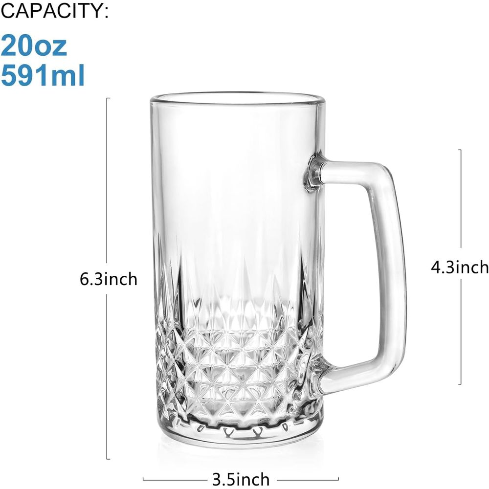 Zestaw 4 szklanych kufli o poj – Coffee Tea Gift Set recenzja i cena